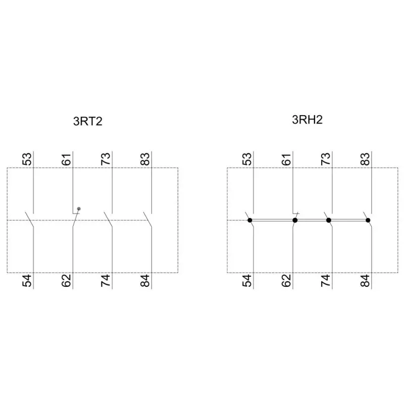 Siemens 3RH2911-1XA31-0MA0 pagalbinis kontaktų blokas, 3NO+1NC, priekinio montavimo, varžtiniai gnybtai