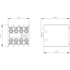 Siemens 3RH2911-1XA31-0MA0 pagalbinis kontaktų blokas, 3NO+1NC, priekinio montavimo, varžtiniai gnybtai