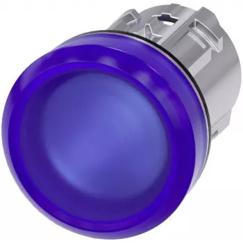 Siemens SIRIUS ACT plokščia signalinė lemputė, mėlyna, 22mm, 24V AC/DC 3SU1051-6AA50-0AA0