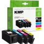 KMP suderinamos rašalo kasetės 4 vienetų rinkinys juoda/žydra/magenta/geltona HP 903XL (3HZ51AE) 1756,4005