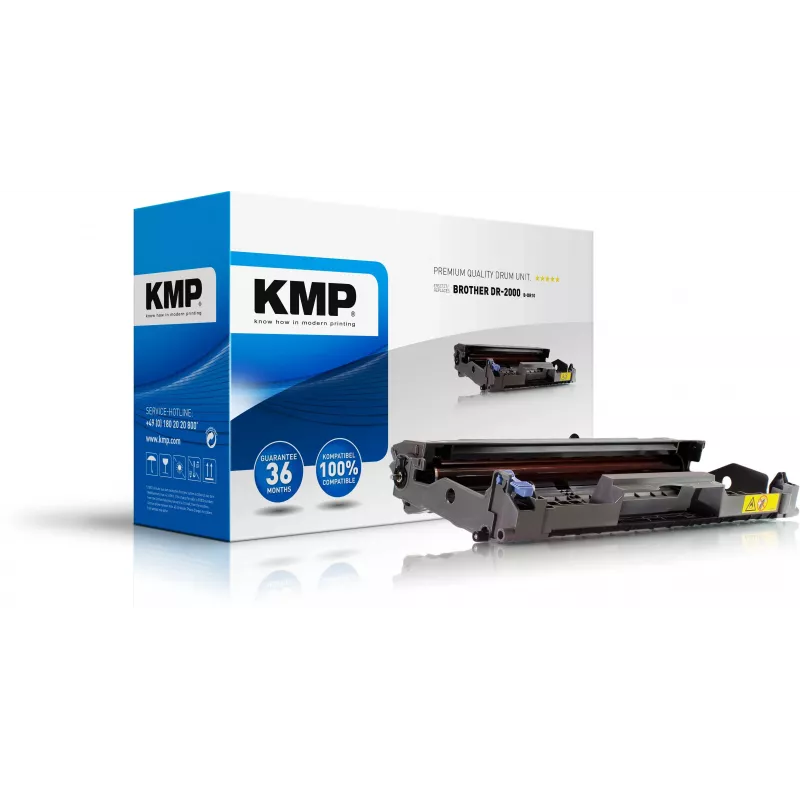 KMP PRINTTECHNIK B-DR10 būgnas Brother DR-2000, 12 000 psl., ilgaamžis, suderinamas 1159.7000
