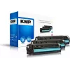 KMP 1236,0030 Suderinama tonerių kasetė, rinkinys HP LaserJet Pro 200 color M251n/M251nw - žydra, purpurinė, geltona (3 vnt., po 1800 psl.)