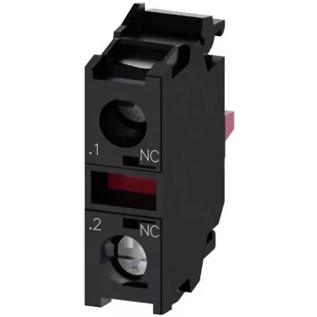 Siemens SIRIUS ACT kontaktų modulis 3SU1400-1AA10-1MA0, 1 NO + 1 NC, varžtiniai gnybtai, 500 V AC/DC