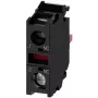 Siemens SIRIUS ACT kontaktų modulis 3SU1400-1AA10-1MA0, 1 NO + 1 NC, varžtiniai gnybtai, 500 V AC/DC