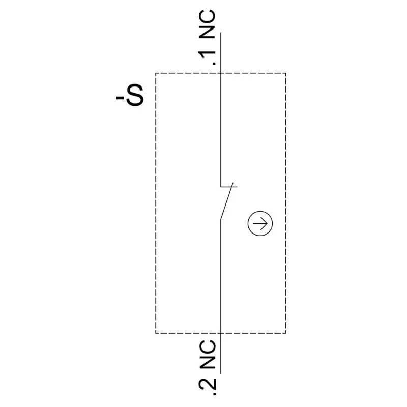 Siemens SIRIUS ACT kontaktų modulis 3SU1400-1AA10-1MA0, 1 NO + 1 NC, varžtiniai gnybtai, 500 V AC/DC