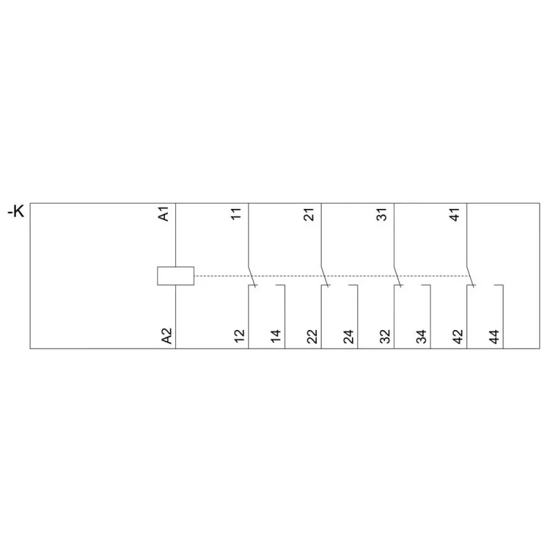 Siemens SIRIUS LZX PT580024 kištukinis relė - 5 perjungimo kontaktai, 24V DC ritė, 6A