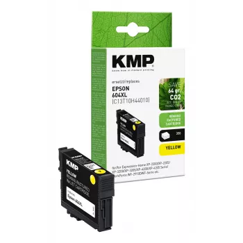 KMP geltona rašalo kasetė, suderinama su Epson T10H4 (1662,4009)