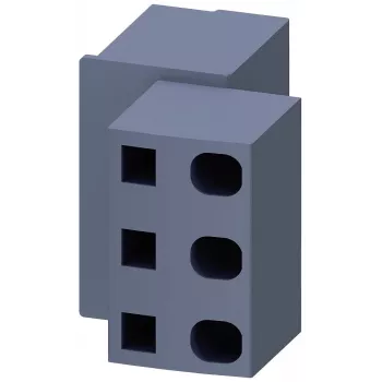 Siemens 3RV2917-5D įvado gnybtų blokas SIRIUS 3RV2.2/3RV2.3 grandinės pertraukikliams, 6 mm², varžtiniai gnybtai, pilkas