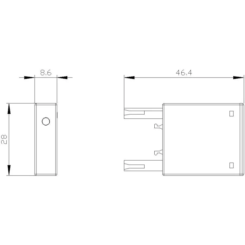 Siemens varistorius su LED, 24-48V AC/12-24V DC, SIRIUS kontaktoriams S00/S0, įstatomas, 3RT29161JJ00