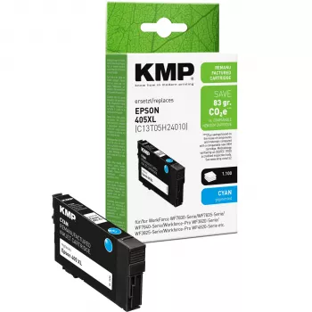 KMP 1656,4003 Suderinama cyan rašalo kasetė (Epson 16XL atitikmuo, didelės talpos)