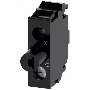 Siemens SIRIUS ACT LED modulis su integruotu LED, mėlynas, 24V AC/DC, varžtiniai gnybtai, 22 mm montavimas 3SU14012BB501AA0