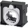 Siemens SIRIUS ACT laikiklis 4 valdymo įtaisams, 22 mm, juodas plastikas, montuojamas priekiniame skydelyje, 3SU1500-0BA10-0AA0