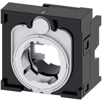 Siemens SIRIUS ACT laikiklis 4 valdymo įtaisams, 22 mm, juodas plastikas, montuojamas priekiniame skydelyje, 3SU1500-0BA10-0AA0