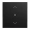 BUSCH-JAEGER 1-gang rocker dangtelis Black Matt (2CKA006199A0547)