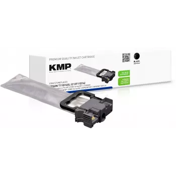 KMP PRINTTECHNIK suderinama juoda rašalo kasetė Epson T11D1 XL (didelės talpos, 1100 puslapių) 1664,4001