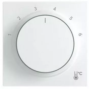 BUSCH-JAEGER centrinė plokštė apvali su numeriais 1-6, Studio White, 2CKA001710A4207