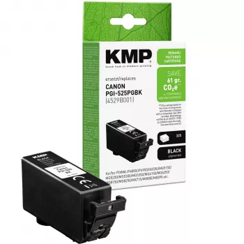 KMP suderinama juoda rašalo kasetė Canon PGI-525 PGBK (4529B001) 1513,4001