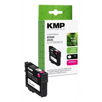 KMP rausvai raudona (magenta) suderinama rašalo kasetė Epson T10H3 (1662,4006)