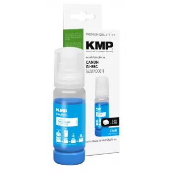 KMP papildymo rašalas cyan 70 ml, skirtas Canon GI-55C (6289C001) 1587,5003