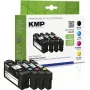 KMP 1637,4005 suderinami daugiapakopiai rašaliniai kasetės Epson Workforce Pro WF-3720 serijai - juoda, žydra, purpurinė, geltona (4 vienetų rinkinys) 1638,4005