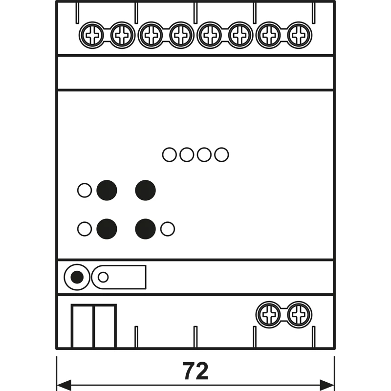 JUNG KNX DALI-2 spalvų aktorius, 4 kanalų, DIN bėgelio, 4 TE, Secure (300041SDA2R)
