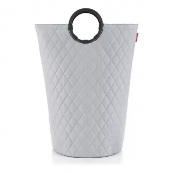 reisenthel loophome L drabužių krepšys, pilkas, 25 L, sulankstomas, aliuminio rankenos VT7062