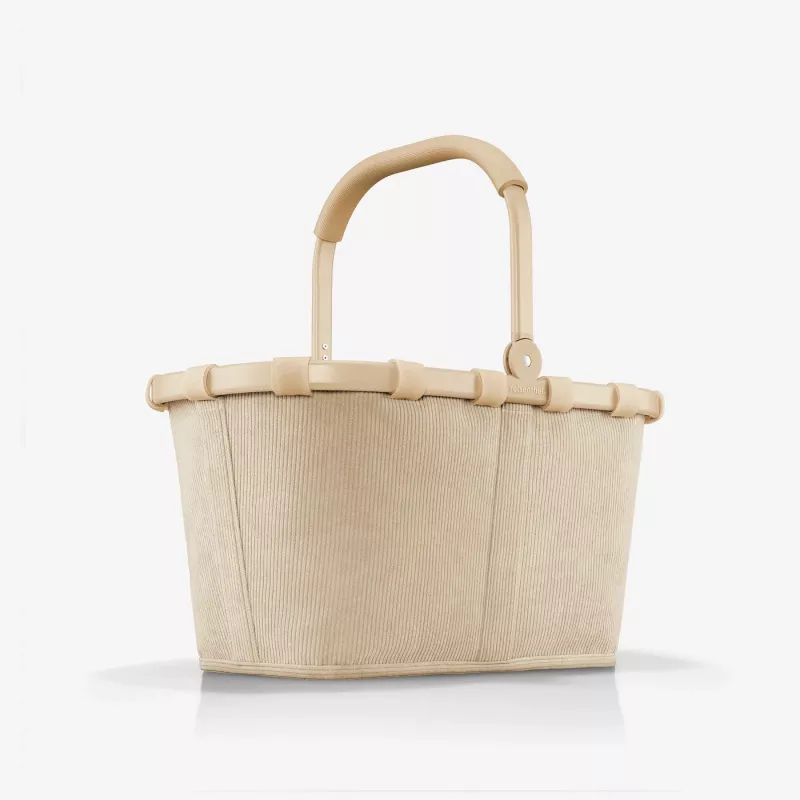 reisenthel Carrybag frame cord pirkinių krepšys, poliesteris, smėlio spalvos, BK 6053