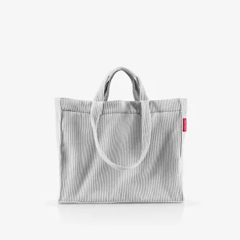 reisenthel Softshopper Cord pilkos spalvos rankinė per petį 47x38,5 cm GR7084