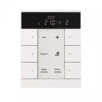 BUSCH-JAEGER patalpos temperatūros reguliatorius SBR/U6.0.11-84, 6 funkcijų valdymas, KNX 2CKA006330A0003