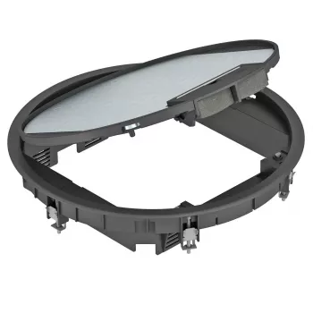 OBO Bettermann GESR9 U 9 universalus montavimo modulių įdėklas, 9 modulių, cinkuotas plienas 7405532