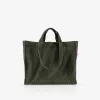 reisenthel Softshopper cord dark matcha GR5057 rankinė per petį, poliesteris, 28 l