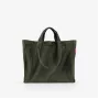reisenthel Softshopper cord dark matcha GR5057 rankinė per petį, poliesteris, 28 l