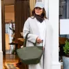 reisenthel Shopper M cord dark matcha pirkinių krepšys ZS5057 – 15 litrų talpa