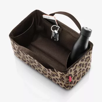reisenthel Organizer Leo Macchiato poliesterio krepšio organizatorius 36x18x16 cm 8 L rudos spalvos