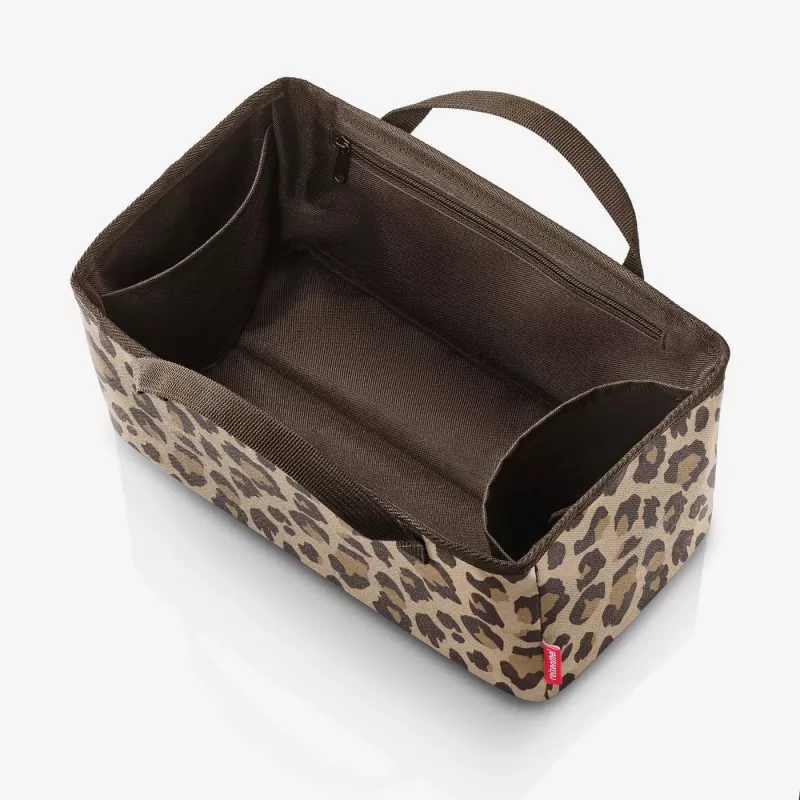 reisenthel Organizer Leo Macchiato poliesterio krepšio organizatorius 36x18x16 cm 8 L rudos spalvos