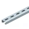 OBO Bettermann montavimo profilis C-profilis 41x21 mm, su plyšiais, 2000 mm, karštai cinkuotas plienas, plyšio plotis 22 mm 1122933