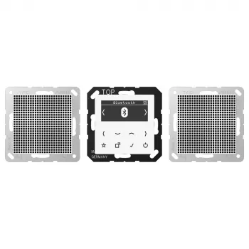 JUNG DABA2BTWW išmanusis radijas DAB+ su Bluetooth ir FM