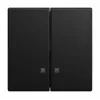 Busch-Jaeger Busch-balance SI slankiklis serijinio valdymo jungikliui su indikatoriaus lempute, Black Matt 2CKA001731A4039
