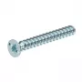 OBO Bettermann 2003271 prietaisų varžtai M4 x 10 mm, Pozidriv PZ1, cilindrinė galvutė, cinkuotas plienas, 50 vnt.