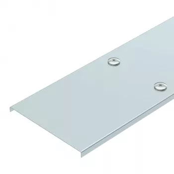 OBO Bettermann AZDMD 150 plieninis dangtis su sukamuoju fiksatoriumi, skirta AZ-Kleinkanal 150 mm pločio kabelių kanalui, 3000 mm ilgio, cinkuotas 6080860