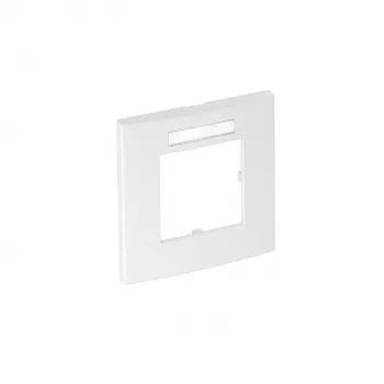 OBO Bettermann AR45-BSF1 RW 1 vietos dangtelio rėmas 84x84mm Grynas baltas 6119338