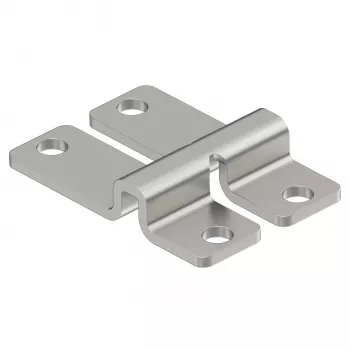 OBO BETTERMANN WB tvirtinimo elementas tinkliniams kabelių loveliams prie sienos ir grindų, kniedijimo/sraigtinio montavimo, 47x32x9 mm, elektrogalvanizuotas plienas (6017164)