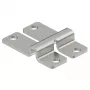 OBO BETTERMANN WB tvirtinimo elementas tinkliniams kabelių loveliams prie sienos ir grindų, kniedijimo/sraigtinio montavimo, 47x32x9 mm, elektrogalvanizuotas plienas (6017164)