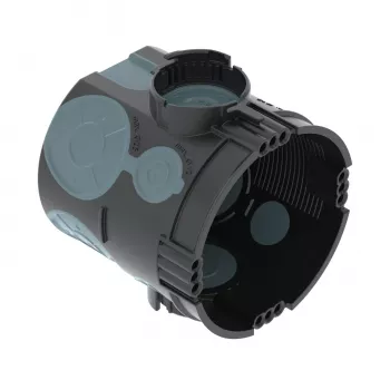 OBO Bettermann 2003708 vėjui atspari įrenginių jungimo dėžutė, 60 mm skersmens, 66 mm gylio, šviesiai pilka, 25 vnt. pakuotė