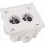 ABL Sursum 1632602 SCHUKO lizdų blokas, 4 vietų, 16A, IP44, juodas