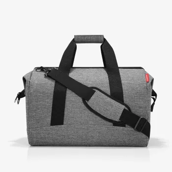 Reisenthel Allrounder L unisex gydytojo krepšys su užtrauktuku, pilkas monochromatinis poliesteris (MT7052)