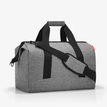 Reisenthel Allrounder L unisex gydytojo krepšys su užtrauktuku, pilkas monochromatinis poliesteris (MT7052)