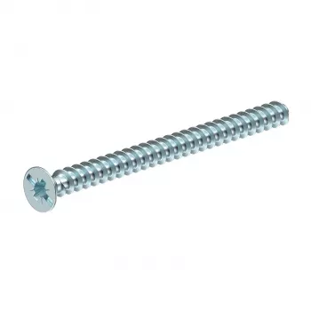 OBO Bettermann 2003279 prietaiso varžtas M4 x 10 mm, cinkuotas plienas, pusapvalė galvutė Phillips PZ2, 50 vnt. paketas