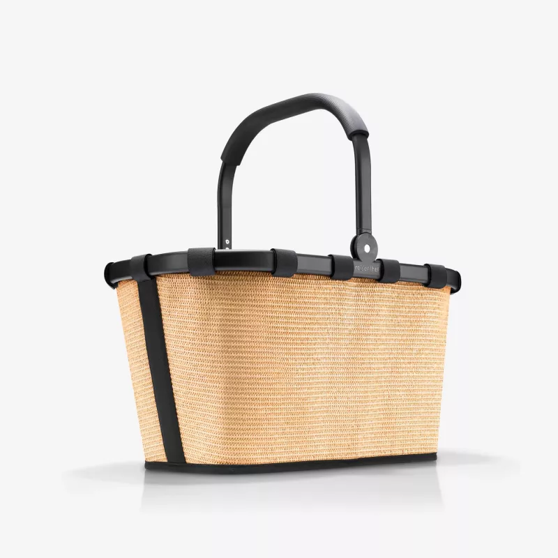Reisenthel Carrybag Frame Raffia Black 22L pirkinių krepšys BK 7079