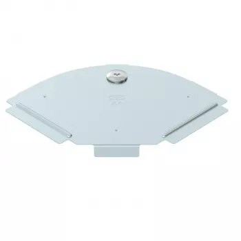 OBO Bettermann RBD 90° posūkio dangtelis, 100 mm pločio, karštai cinkuotas plienas 6036900